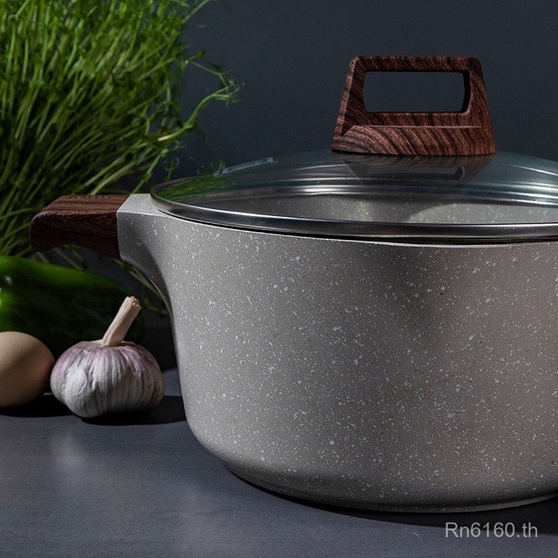 กระทะ MGC28c ชุดหูฟังคู่หินทางการแพทย์ Multi-Function หม้อ Non-Stick หม้อซุป m ทําอาหารหม้อในครัวเรื