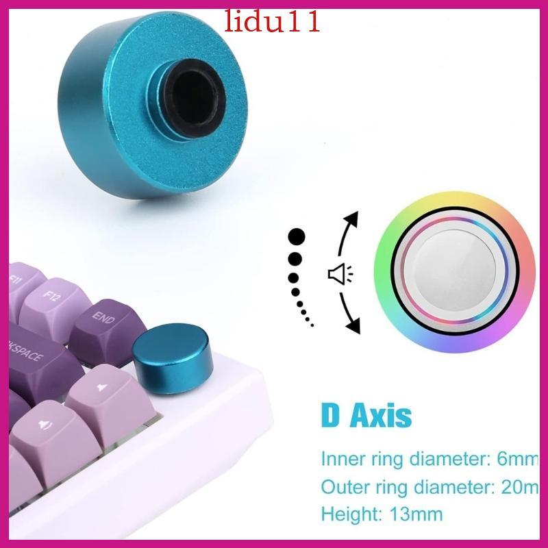 LID Ergonomic Metal Knob สําหรับ F75 IK75 คีย์บอร์ดแบบกลไก Setups ประสิทธิภาพที่ถูกต้องปรับแต่งอัพเก