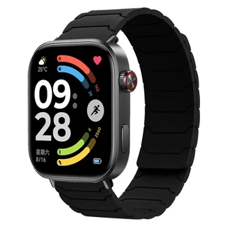สายรัดซิลิโคนอ่อนนุ่มสําหรับ Redmi Watch 6 5 4 Magnetic Band สร้อยข้อมือกีฬาสําหรับ Xiaomi MiBand 9 Pro/8 Pro สายรัดข้อมือ