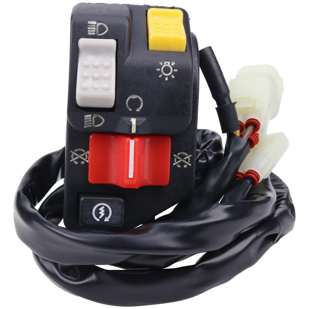 ด้านหน้าซ้ายฆ่าสวิทช์เริ่มต้นไฟหน้าใช้งานร่วมกับ Honda TRX250EX Sportrax 250 2006-2007 ATV 35200-HN6