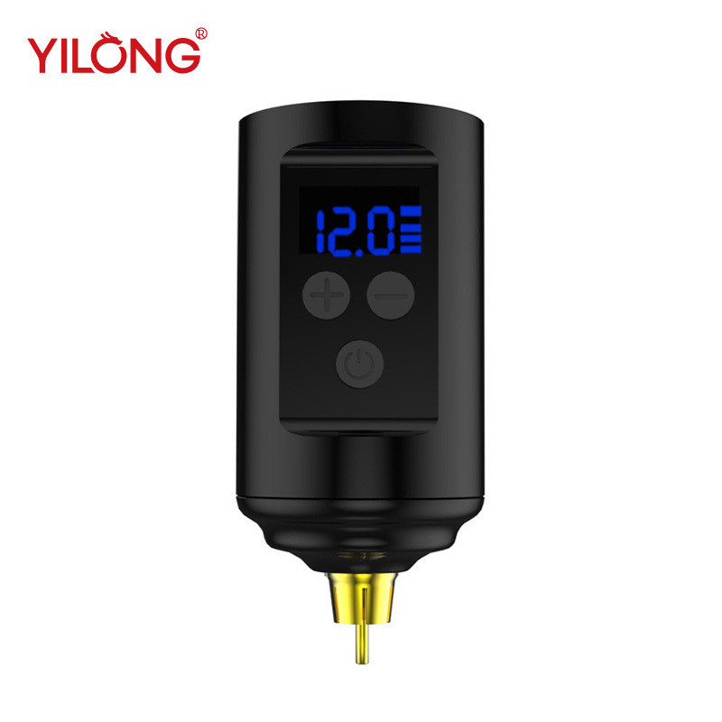 YILONG Brand E Model Mini Portable Power Bank | อินเทอร์เฟซ RCA /DC แบบพกพาและทนทานสําหรับอุปกรณ์สักโดยเฉพาะ