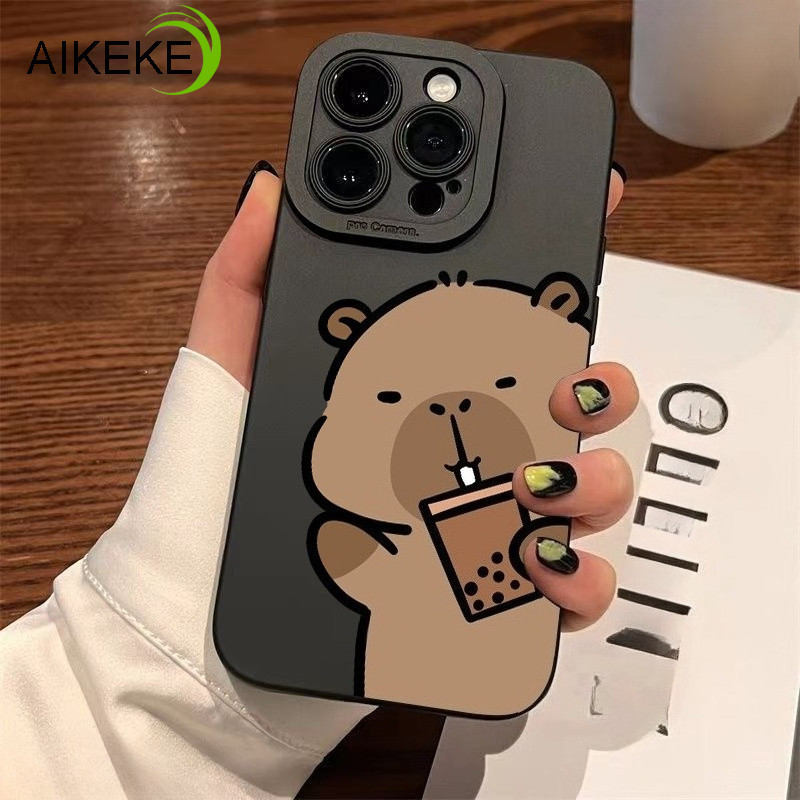น่ารักขน Capybara เคสโทรศัพท์สําหรับ iQOO Neo 10 9 8 Pro 7 6 5s Neo10 Neo9 Neo8 Neo7 Neo6 Neo5 SE Pr