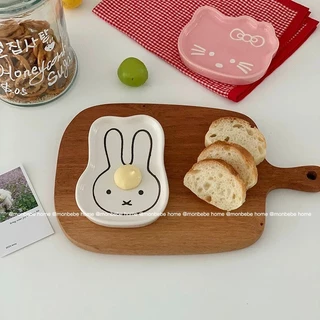 ถ้วยเล็ก ถ้วยน้ำจิ้ม เซรามิกส์ Sauce cup kitty&miffy&pompom พร้อมส่ง