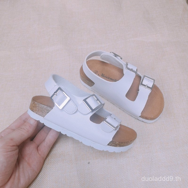 รองเท้าเด็กสไตล์ใหม่ แบบสบายๆ จากวัสดุ Boken Cork เหมาะสำหรับชายหาด