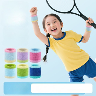WINMAX สายรัดข้อมือผ้าฝ้ายนุ่ม สำหรับเด็กที่เล่นกีฬา เช่น แบ…