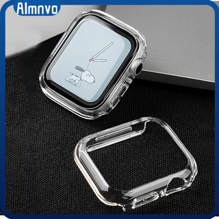 กระจกนิรภัย PC / กรณี TPU อ่อนนุ่มครอบคลุม for Iwatch Ultra/SE 3 2 Apple Watch Series 11 10 9 8 7 6 5 49 45 46 42 44mm