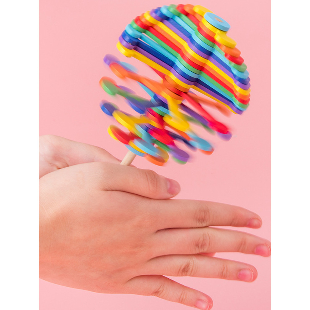 ของเล่น diy บล็อกไม้ Fibonacci เกลียวต้นไม้ Jenga ของเล่นเพื่อการศึกษา