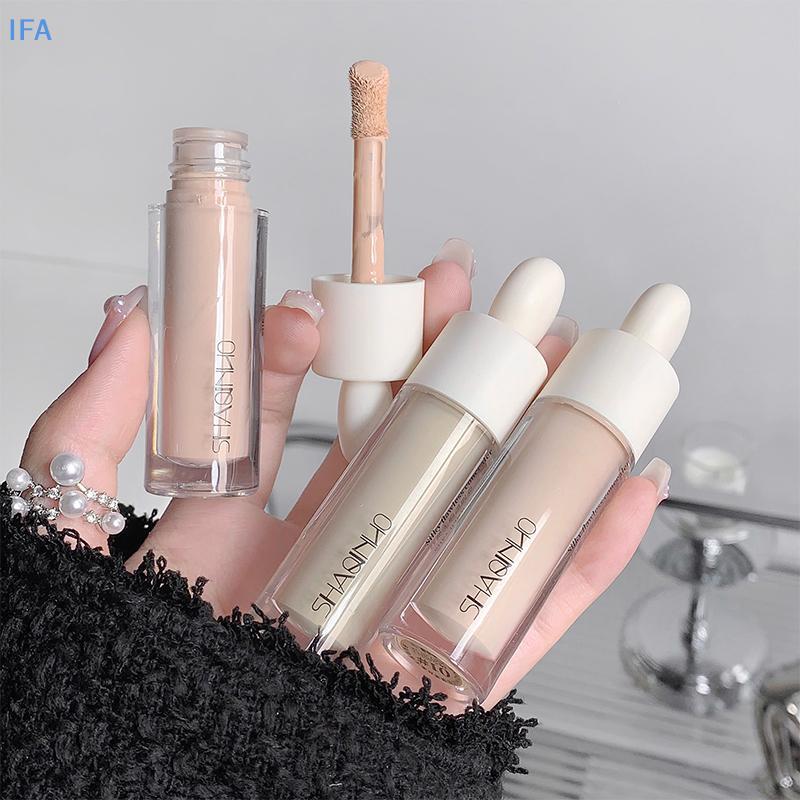 IFA 3 สีกันน้ํา Matte Liquid คอนซีลเลอร์ Lasting Full Cover Acne Dark Circles Corrector Professional