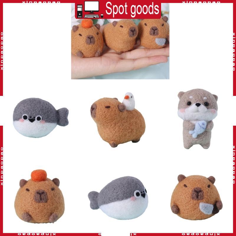 XI Needle Felting Supplies Kits with Tools Capybara Needle Felting Supplies Kits