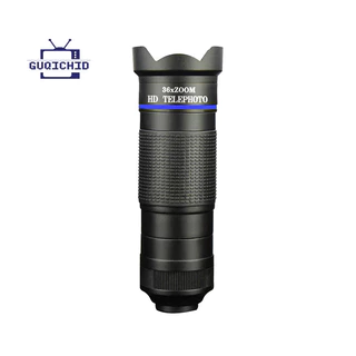 เลนส์กล้องโทรศัพท์ 36X Telephoto 4in1 Telecope ซูมมาโคร Fisheye กว้าง Angel ชุดเลนส์สําหรับโทรศัพท์มือถือ หลอดเดียวกล้อง