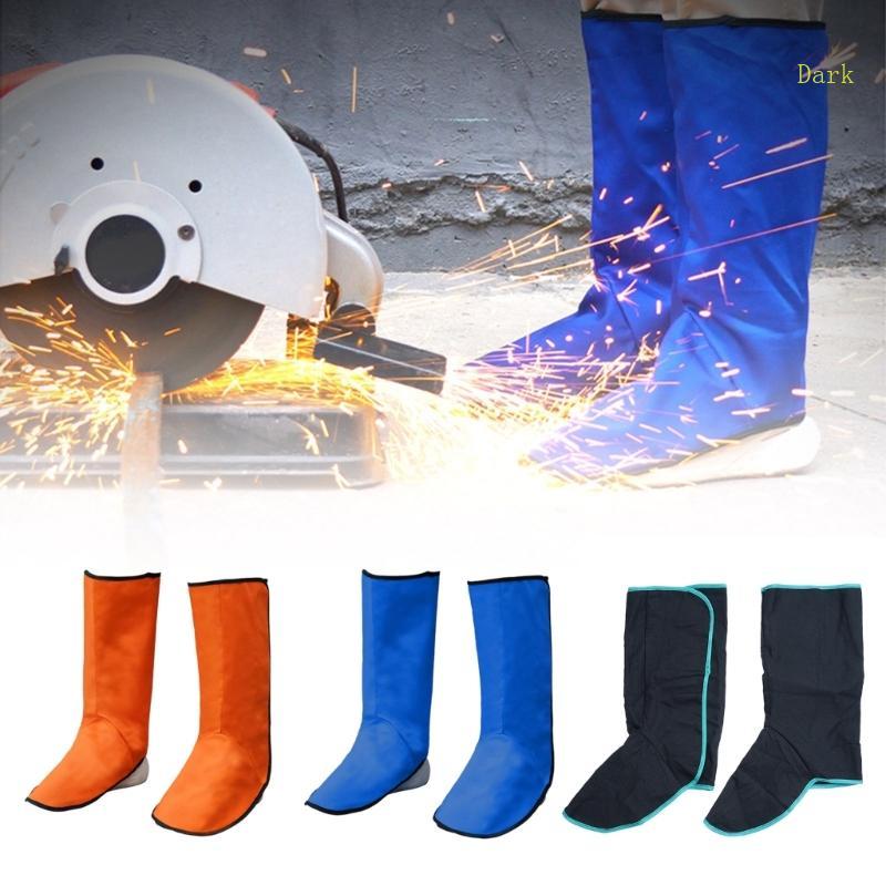 Dark Welding Spats Abrasion Resistance 16 93Inch เครื่องเชื่อมรองเท้า