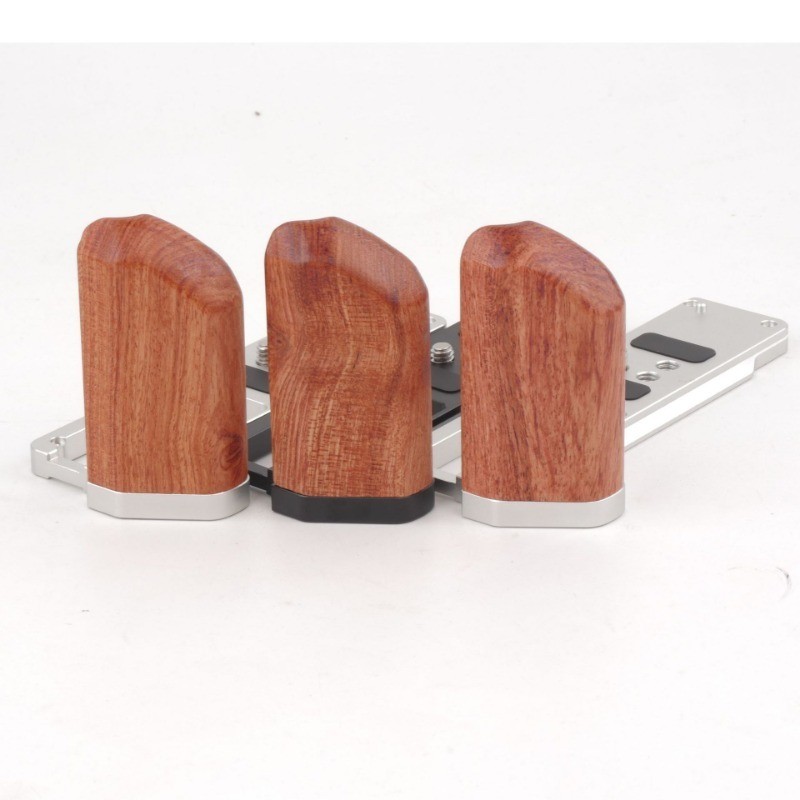 Hand Grip QR แผ่นสําหรับ Fujifilm X-T5 กล้อง Arca ขาตั้งกล้องไม้ Handle ไม้ Grip Fuji XT5 L Bracket 