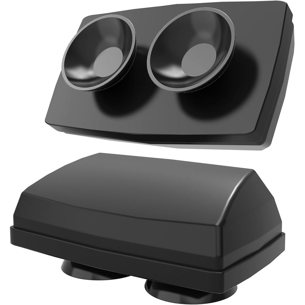 Zeyitian Ez Pass Holder สีดํา 2 แพ็ค - ถ้วยดูดที่แข็งแกร่งเป็นพิเศษสําหรับกระจกหน้ารถ, Toll Pass Tra