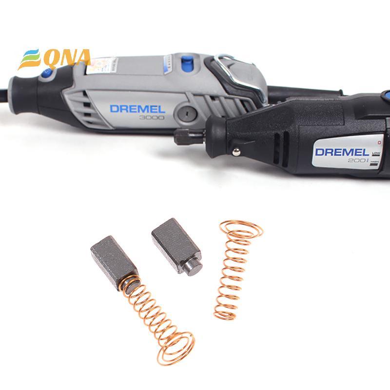 [QNA] 2 ชิ้นคาร์บอนแปรงมอเตอร์สําหรับ Dremel 3000 200 สําหรับมอเตอร์โรตารี่ไฟฟ้าเครื่องมือแปรงซ่อมส่