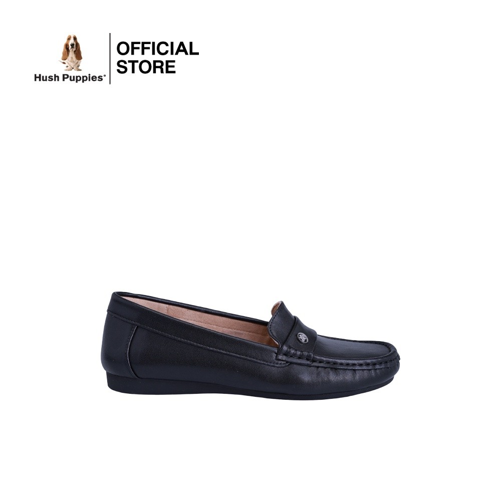 Hush Puppies รองเท้าผู้หญิง รุ่น HP 8WCFPP225A - สีดำ (รองเท้าลำลองหนังสังเคราะห์ แบบสวม)