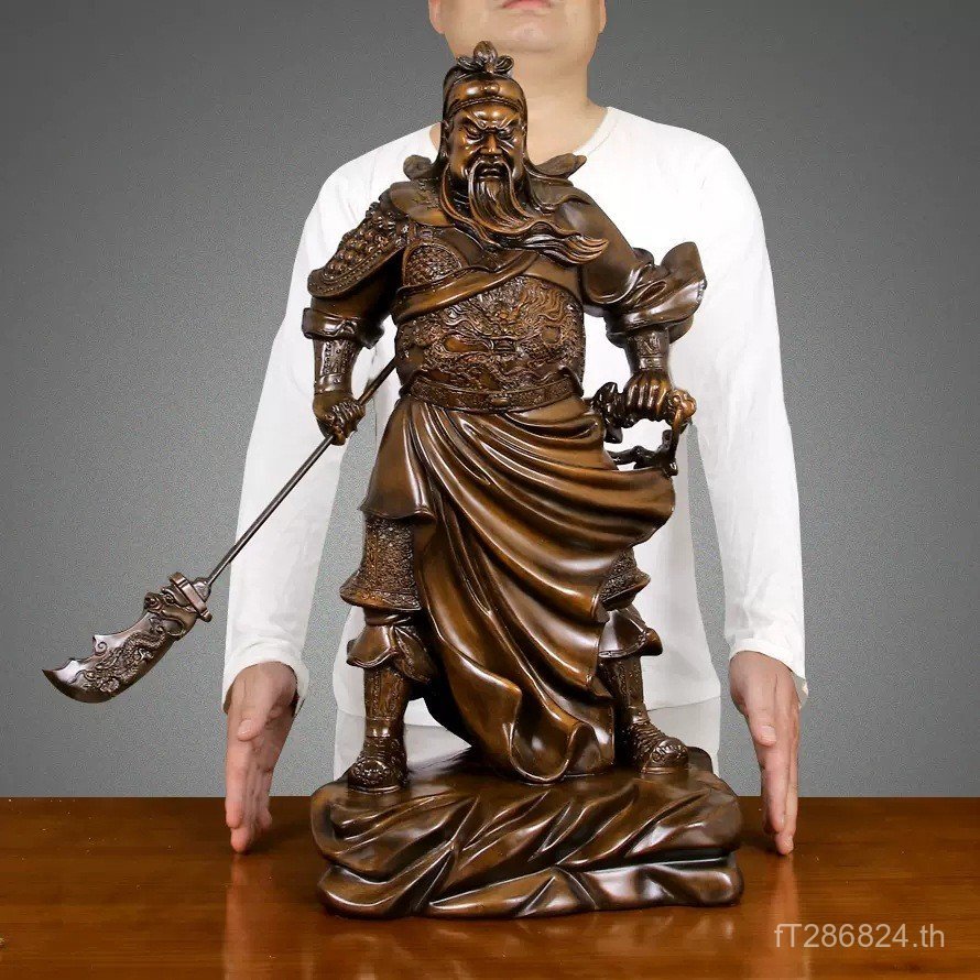 Guan Gong บริษัทห้องนั่งเล่น Shop Guan Erye ตกแต่งสํานักงานเปิดของขวัญบ้านเลียนแบบไม้แกะสลัก Guan Yu