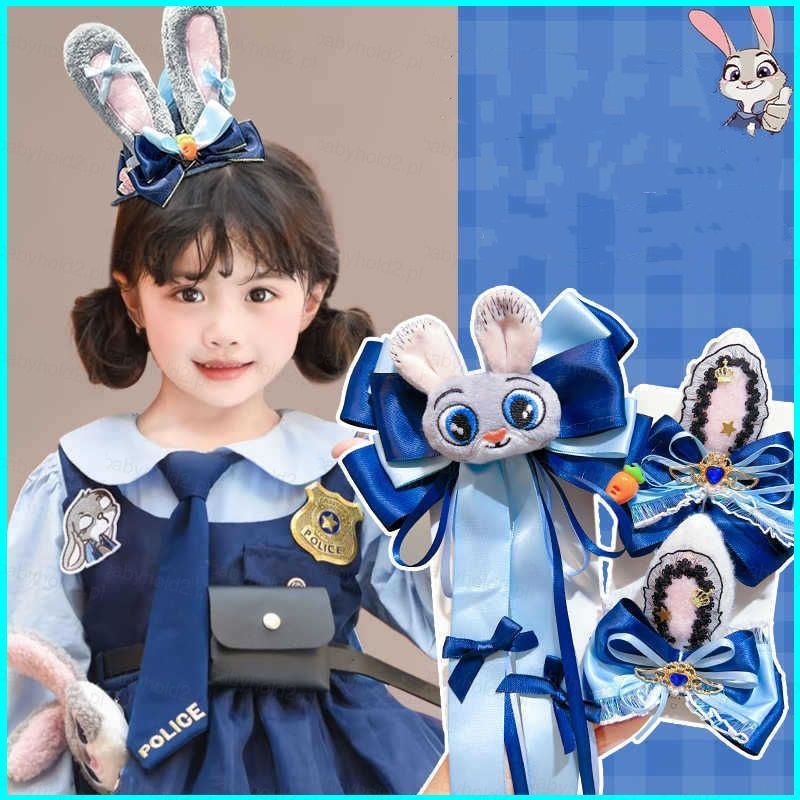 กิ๊บติดผมตัวการ์ตูน Zootopia แบบจูดี้ ฮอบป์ และนิก ไวลด์ สำหรับเด็ก