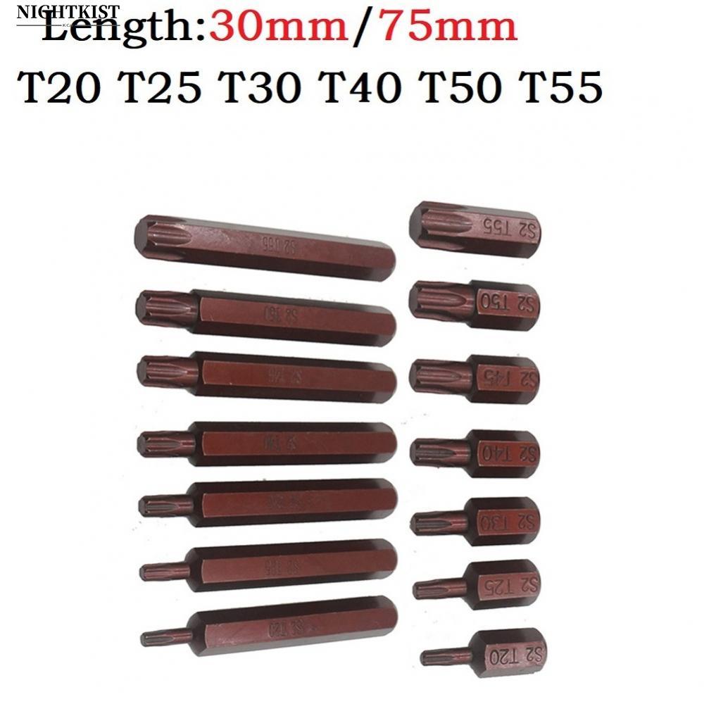 ดอกไขควง Torx Star คุณภาพระดับพรีเมียมสําหรับไขควงกระแทก T20 T55