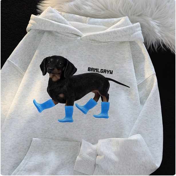 (จัดส่งตลอด 24 ชั่วโมง）OOOK 2025 เกาหลี เสื้อผู้หญิง  Hoodie คอกลม รุ่นกว้างสไตล์แฟชั่น  เสื้อแขนยาว #17 - รูปที่ 5