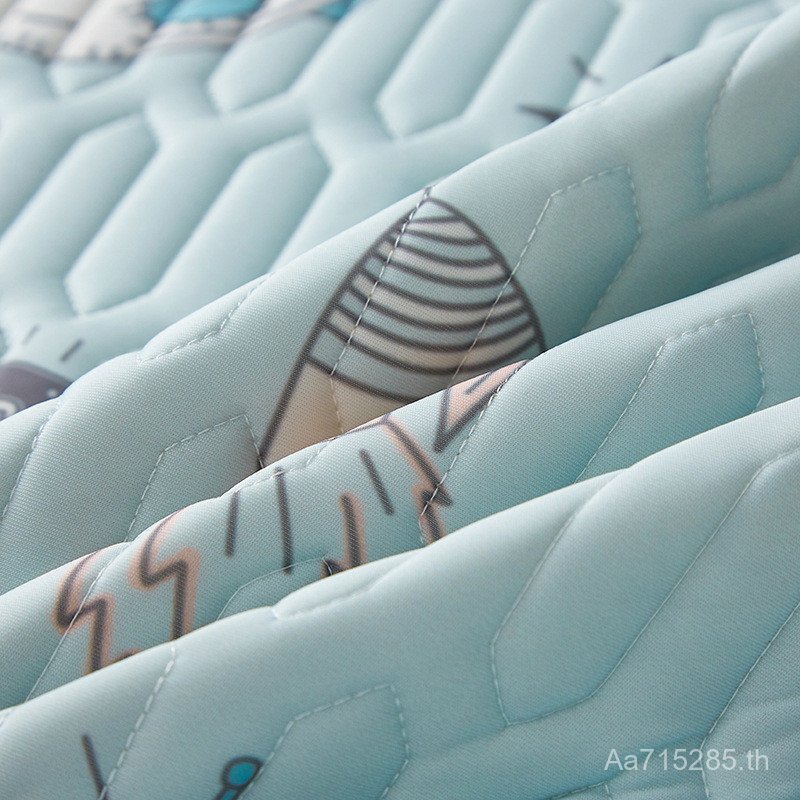 135x190 Latex ฤดูร้อนเด็ก Cool Mat ผ้าไหมน้ําแข็งด้านบน Lower ผ้าปูที่นอนสไตล์ขายส่ง Ta ผ้าคลุมเตียง