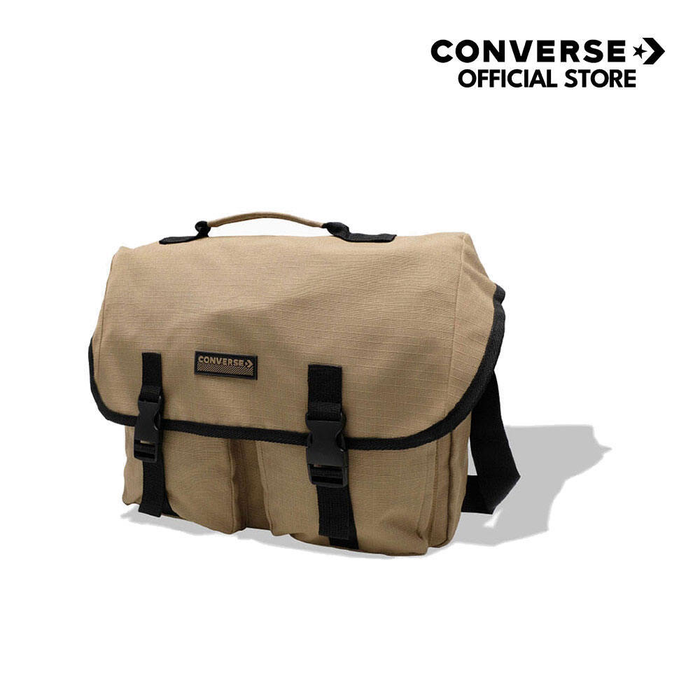 CONVERSE กระเป๋า SIMPLE TOWN MESSENGER BAG BROWN Unisex 1261897BU_F5BRXX