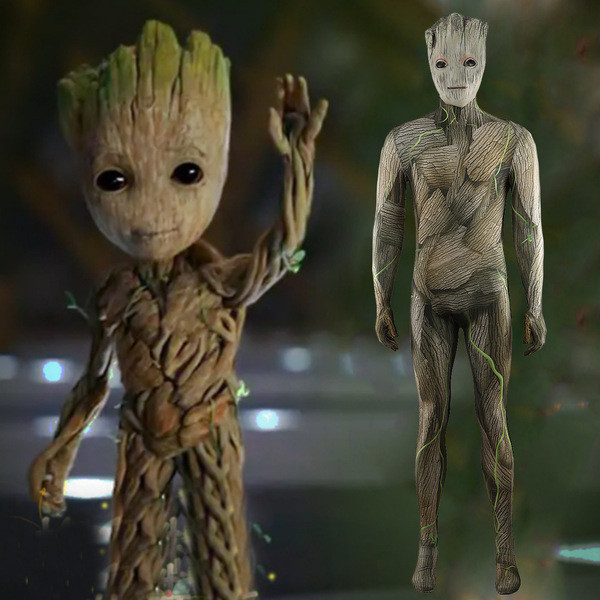 ฮาโลวีน เด็ก ชุด halloween เด็ก ชุดฮาโลวีนเด็ก Galaxy Guard Groot เครื่องแต่งกายคอสเพลย์ตัวละครเด็กต