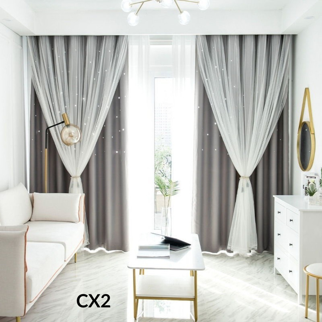 แนะนำ ผ้าม่าน ผ้าม่านสองชั้น (ม่านหน้าต่าง) คลาสสิค หรูหรา ม่านโปร่งแสง สีพื้น ม่านกั้นห้อง ม่านตีนตุ๊กแก พร้อมส่ง ราคาพิเศษ มีเก็บเงินปลายทาง