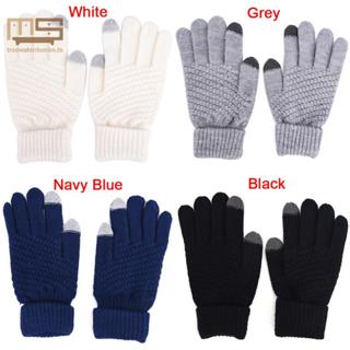 ถุงมือถักอบอุ่นพร้อมหน้าจอสัมผัส เหมาะสำหรับผู้ชายและผู้หญิง…