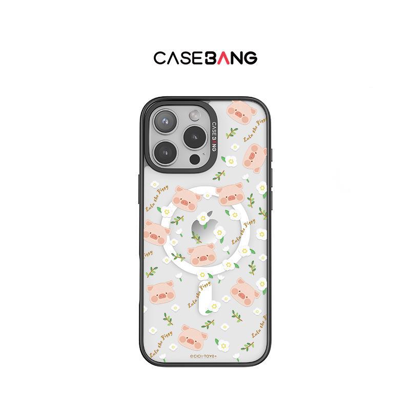 CASEBANG – Lulu the Piggy Moments Series เคสแม่เหล็ก ImagiSnap, เปลี่ยนกลับ, การป้องกันการตกของทหาร, เข้ากันได้กับ 15-17 ราคา ถูกที่สุด ดีลบีเคเค แกลเลอรีภาพที่ 4