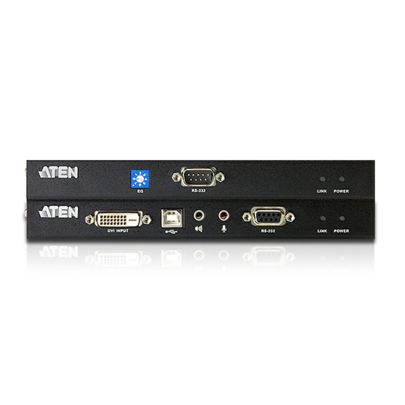ATEN Hongzheng KVM Extender kvm Switcher CE602 USB RS232 เสียง DVI Dual Chain