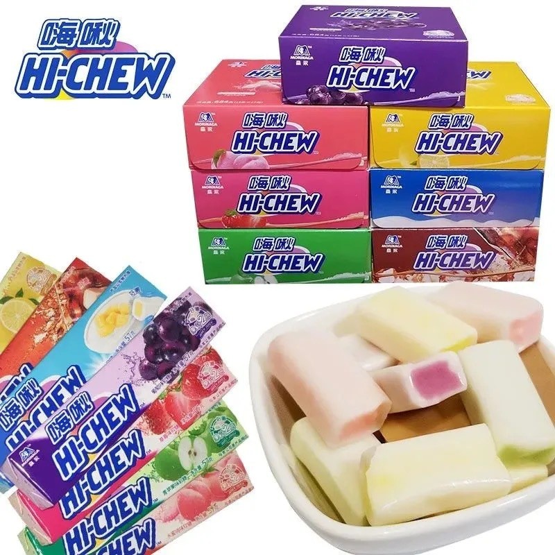 Morinaga HI-CHEW HI-CHEW HI-CHEW Jelly Snacks Fruit Jelly 57g * 12 บาร์ขายส่ง HI-251123