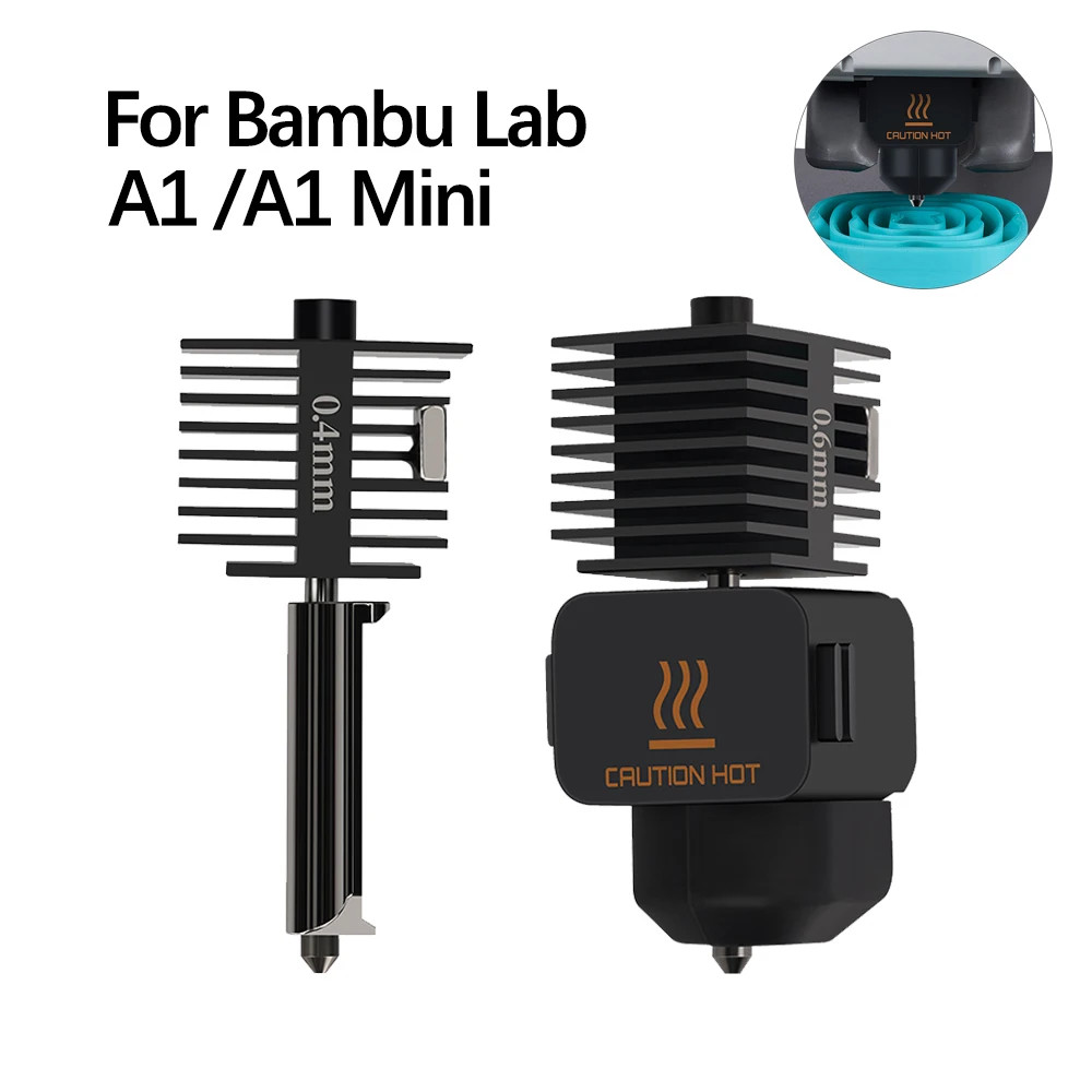 Hotend Kit For Bambulab A1 Mini Nozzle For Bambulab A1 Hotend Bambu Bamboo Lab A1 Mini 3d Printer No