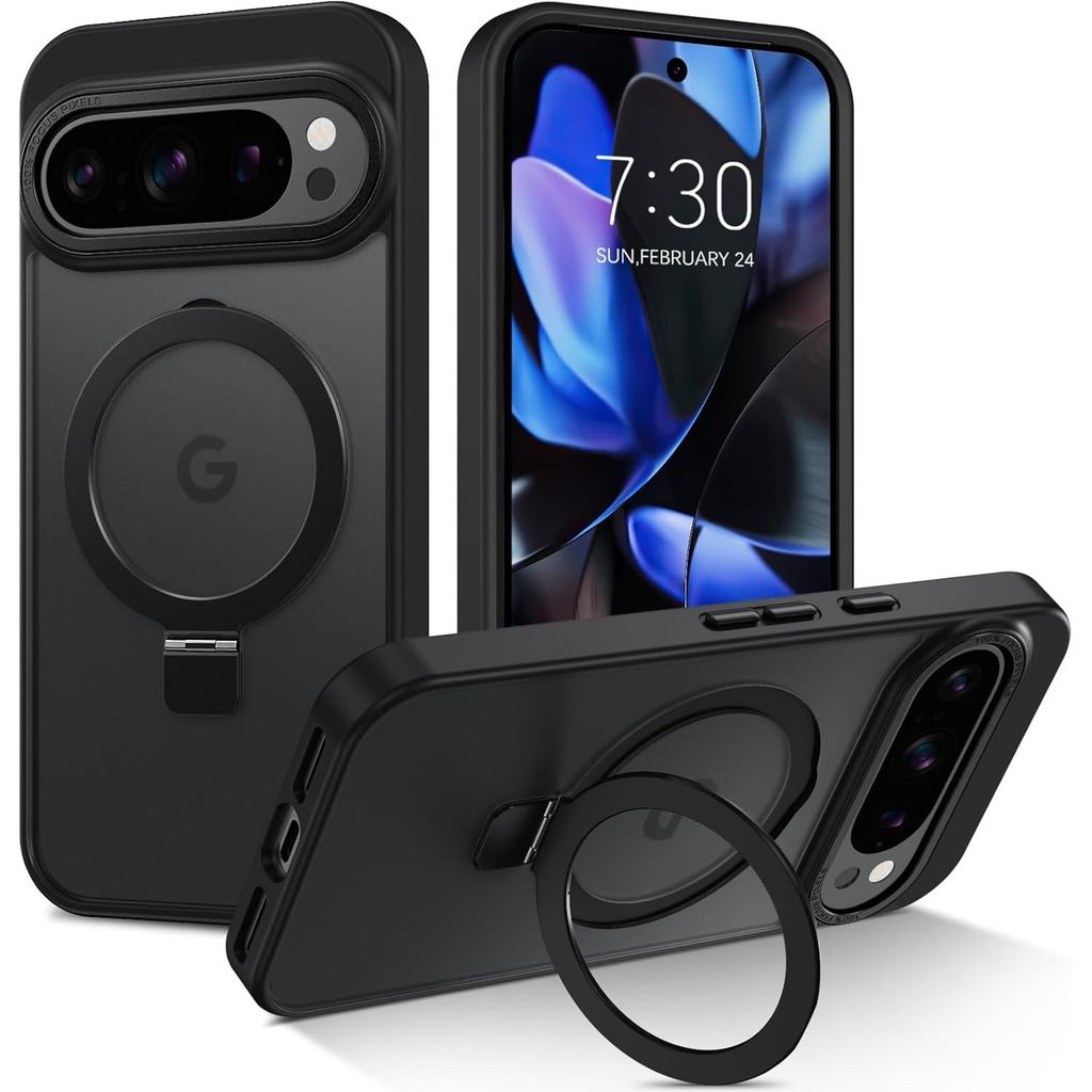 DUEDUE for Google Pixel 10 Pro Case Magnetic, Pixel 10 Case with Stand[Compatible with Magsafe/Pixel