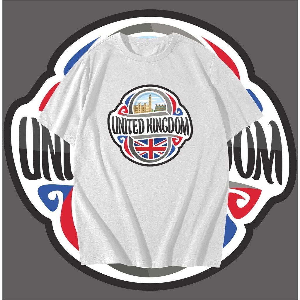 UNITED KINGDOM SUVENIR เสื้อยืดป้ายเปิดสําหรับ SOUVENIR - TSHIRT UNITED KINGDOM SOUVENIR