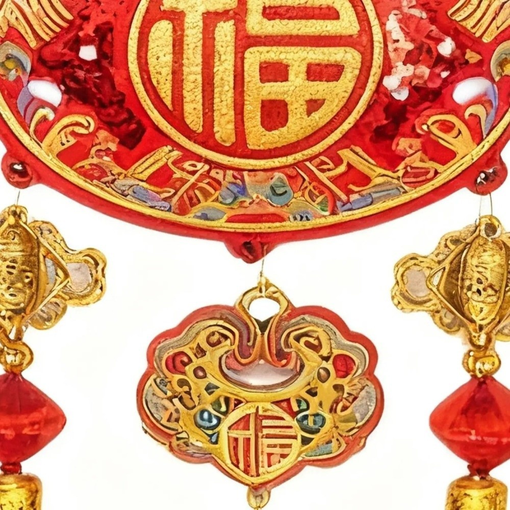 มูเคเลีย ตกแต่งตรุษจีนจี้เทศกาลฤดูใบไม้ผลิแบบดั้งเดิมที่สร้างสรรค์ใช้อย่างแพร่หลายสามมิติประณีตโชคดีงานรื่นเริงแขวนเครื่องประดับในครั - รูปที่ 7