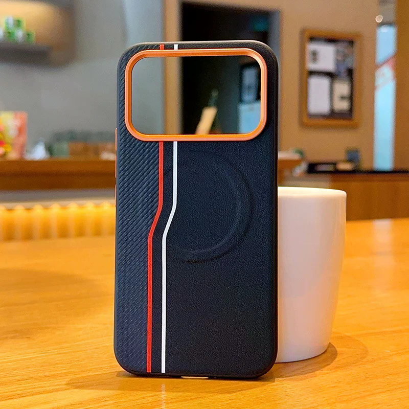 POCO F8 Pro F7 F8 Ultra กรณีหรูหรา PU แม่เหล็กไร้สายชาร์จป้องกันปกหลังสําหรับ Redmi K80 K90 Pro Max Shell - รูปที่ 4