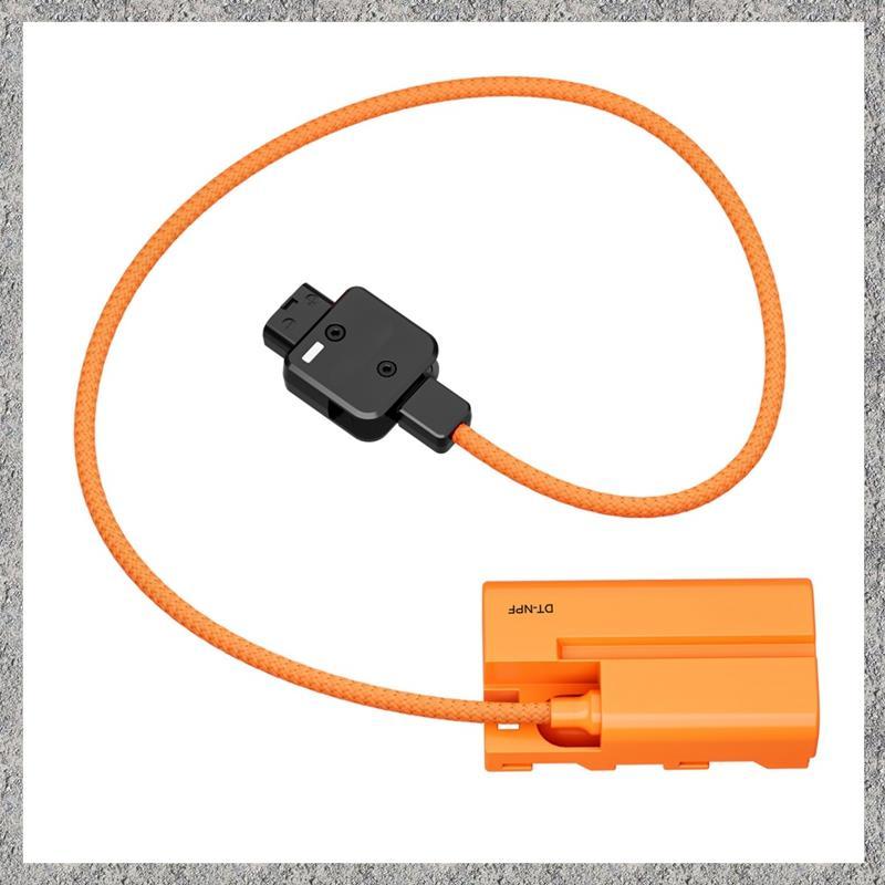 แหล่งจ่ายไฟภายนอก DT-NPF D-Tap ถึง NPF Dummy แบตเตอรี่สาย NP-F970 F960 F950 F770 F750 F570 F550