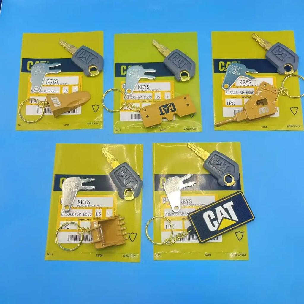 8H5306, 5P8500, F0002 สําหรับกุญแจจุดระเบิดรถขุดแมว, กุญแจถัง, อุปกรณ์หนัก