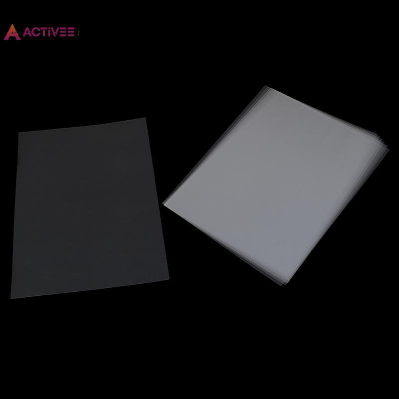 <Activee> 10 ชิ้น A4 Inkjet Laser Printing Transparency Film กระดาษถ่ายภาพ PCB Stencils Nice