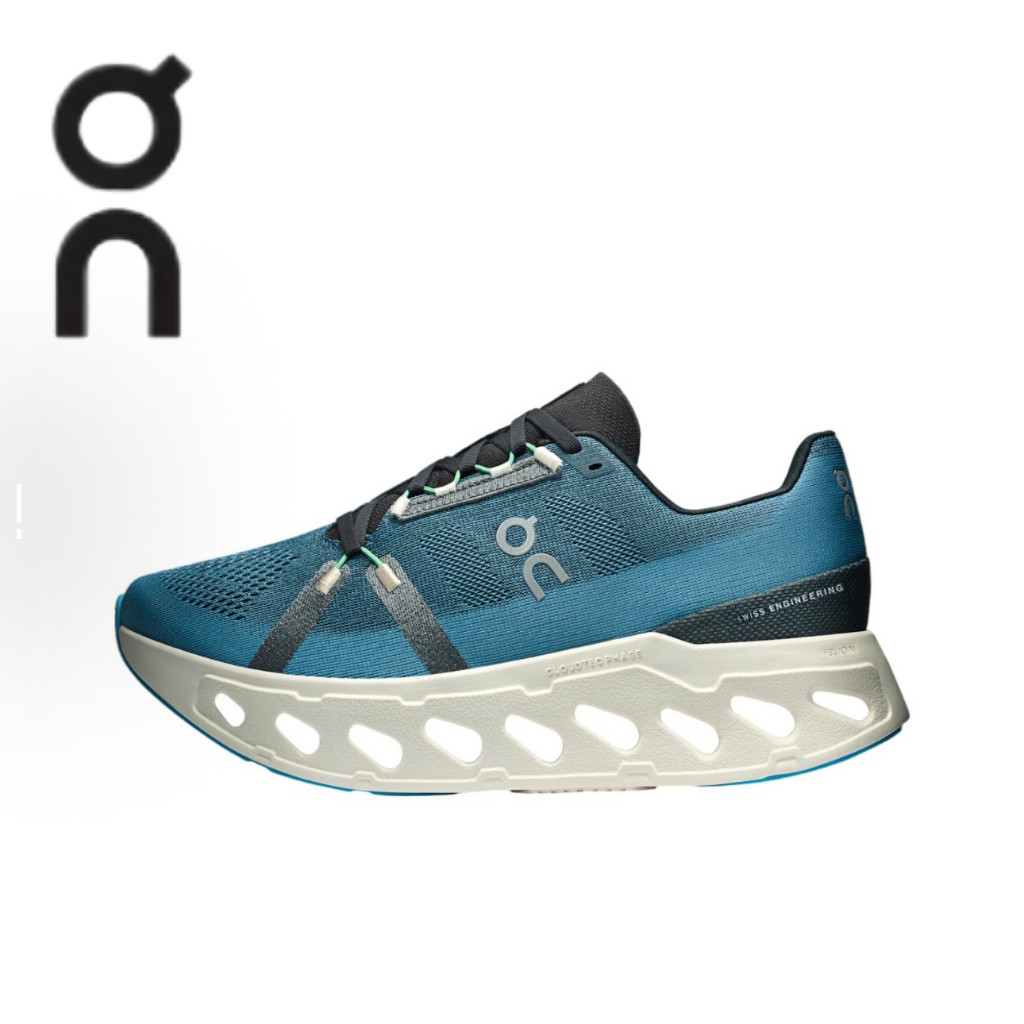 Men On Cloud Eclipse Niagara Blue Low-Top Running Shoes ของแท้ 8KX8
