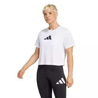 adidas Gym & Training เสื้อยืดเทรนนิง Train Essentials Big Logo Performance ผู้หญิง สีขาว JG8615