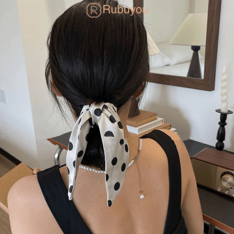 Rubuyou กิ๊บหนีบผมโบว์ Polka Dot 2025 สไตล์เกาหลี thumbnail 7