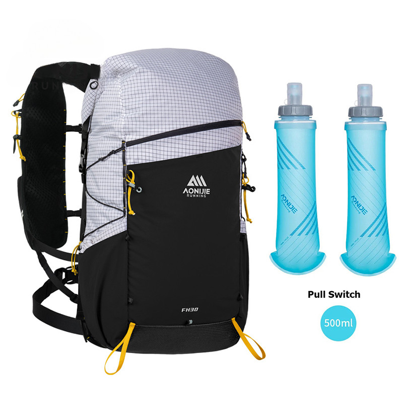 FH2530 กระเป๋าเดินป่า 30L Ultralight สําหรับผู้ชายผู้หญิงขนาดใหญ่ความจุ Trail Running Camping กระเป๋