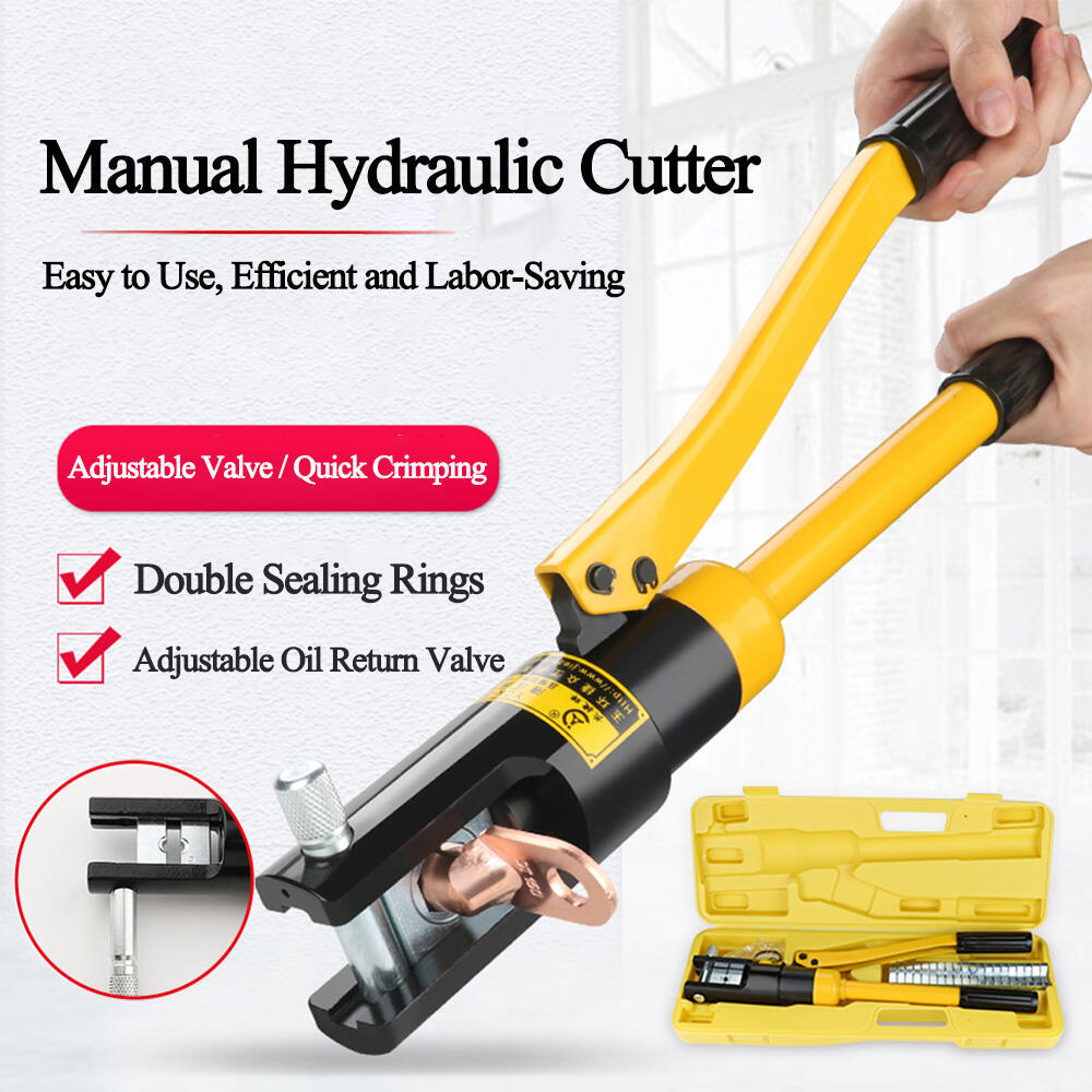 YQK-120 คีมย้ำหางปลา ย้ำสายไฟ ไฮดรอลิค ขนาด 120.10—120Mm²เครื่องมือการจีบแบบไฮดรอลิก YQK-120 ความดัน