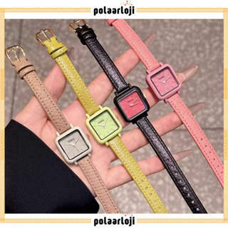 PA Jam Tangan Quartz Strap PU Analog Casual Gaya Retro Wanita & Pria Gaiety Watch Korean Fashion RM263