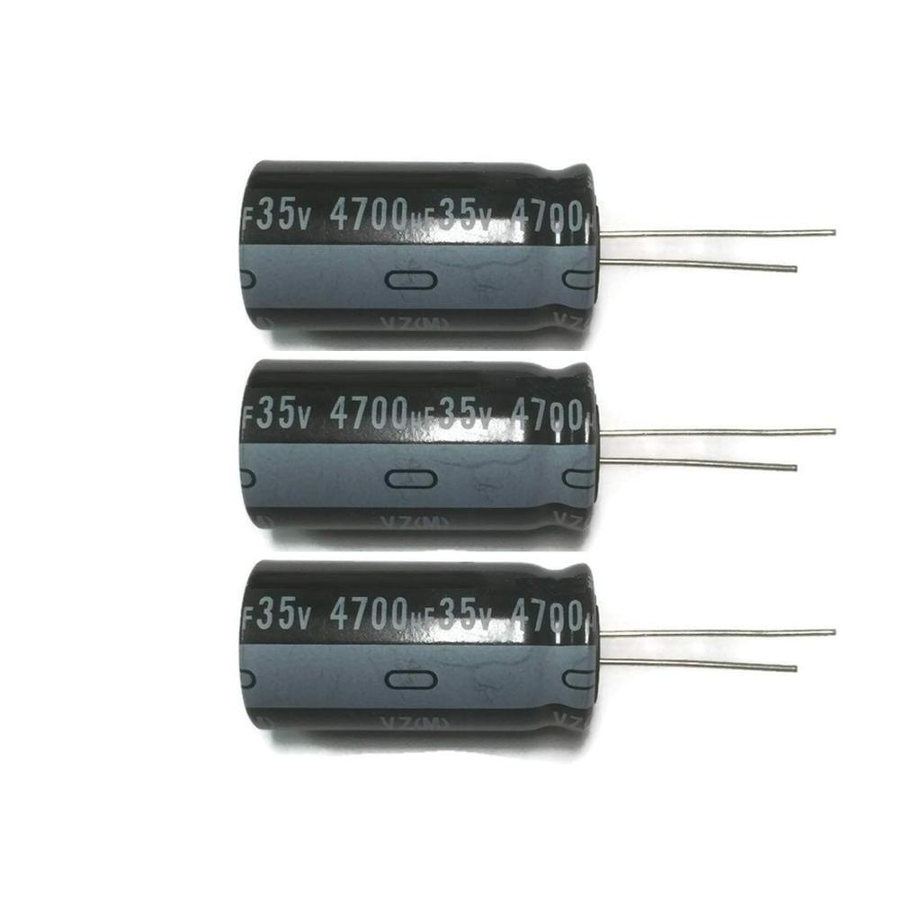 4700uF 35V 18X30 +/-20% -40 ถึง +105°C 5 PCS อลูมิเนียม Electrolytic Capacitor,4700uF 35V Capacitor,