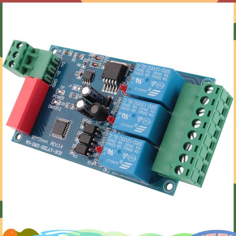 3CH DMX 512 RELAY OUTPUT, LED Dmx512 Controller Board, LED DMX512 ถอดรหัส,ตัวควบคุมสวิตช์รีเลย์