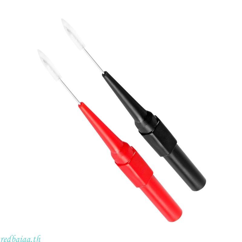 Redbaiaa Wire Piercing Probe เจาะเข็มสําหรับ Banana Socket Plug Car Detective Tools