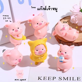 O-mini โมเดลหมู ชุดคลุมกันฝน Pig Raincoat (ชุด 6 แบบ) MP4742…