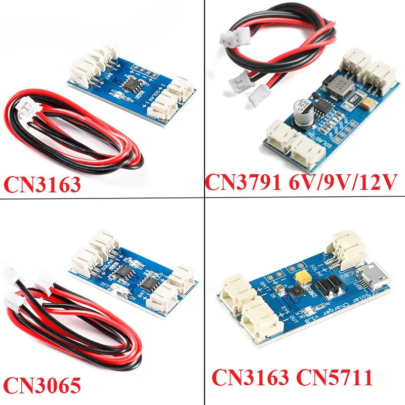 CN3791 CN3163 CN3065 MPPT Mini Solar Lipo แบตเตอรี่ลิเธียมชาร์จ Charger แผงพลังงานแสงอาทิตย์ตัวควบคุ